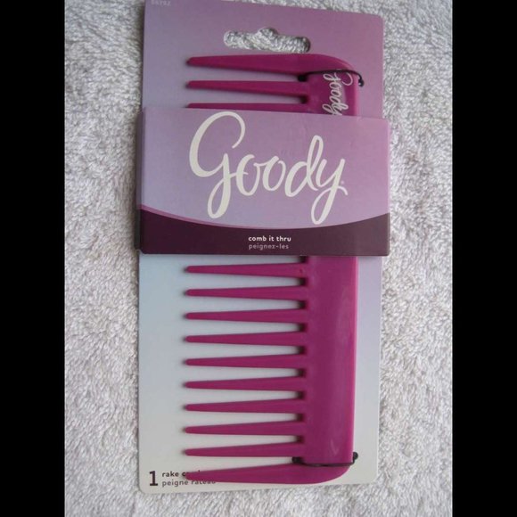 Goody Comb it Thru Detangling Rake Hair Comb Wide Teeth Wet Dry Tangle Free All - Picture 5 of 9